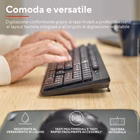 Immagine di TRUST ODY II TASTIERA WIRELESS SILENZIOSA - NERO LAYOUT 25012