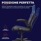 Immagine di Gxt703b riye gaming chair blue