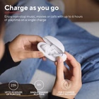 Immagine di Auricolari senza filo si bluetooth Bianco TRUST YAVI BT AURICOLARI EARPHONES TRUE WIRELESS BLUETOO 2