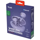 Immagine di Auricolari senza filo si bluetooth Viola TRUST YAVI BT AURICOLARI EARPHONES TRUE WIRELESS BLUETOO 25