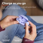 Immagine di Auricolari senza filo si bluetooth Viola TRUST YAVI BT AURICOLARI EARPHONES TRUE WIRELESS BLUETOO 25