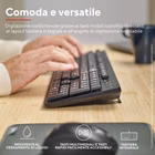 Immagine di TRUST TKM-360 SET TASTIERA E MOUSE WIRELESS SILENZIOSILA 25355