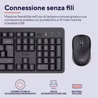 Immagine di TRUST TKM-360 SET TASTIERA E MOUSE WIRELESS SILENZIOSILA 25355