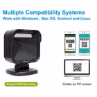 Immagine di Lettore codici a barre CONCEPTRONIC EQUIP - SCANNER CODICI A BARRA 2D OMNIDIREZIONALE 351028