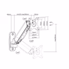 Immagine di 17 -32 single monitor wall-mounted