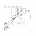 Immagine di 17 -32 single monitor wall-mounted