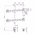 Immagine di 17 -32 articulating quad monitor d