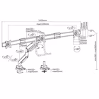 Immagine di 17 -32 triple monitor desk mount