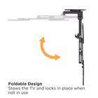 Immagine di 23 -55 ceiling mount tv bracket