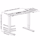 Immagine di Ergo electric sit-stand desk frame