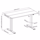 Immagine di Elettric sit stand desk frame