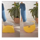 Immagine di Poggiapiedi ergo cosy - giallo - leitz