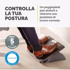 Immagine di Poggiapiedi regolabile con microban
