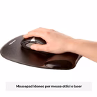 Immagine di Mousepad gelcrystals supp polso ner