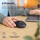 Immagine di TRUST MOUSE WIRELESS RICARICABILE MULTICONNECT BT + WL 2 24819