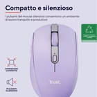 Immagine di TRUST MOUSE WIRELESS RICARICABILE MULTICONNECT BT + WL 2 25384