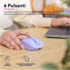 Immagine di TRUST MOUSE WIRELESS RICARICABILE MULTICONNECT BT + WL 2 25384
