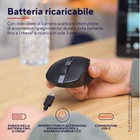 Immagine di TRUST MOUSE WIRELESS RICARICABILE MULTICONNECT BT + WL 2 24819