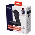 Immagine di Caricabatterie wireless/senza fili Nero USB-C TRUST CARICABATTERIA WIRELESS MAGNETICO/MAGSAFE PER IP
