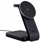 Immagine di Caricabatterie wireless/senza fili Nero USB-C TRUST CARICABATTERIA WIRELESS MAGNETICO/MAGSAFE PER IP