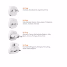 Immagine di Caricabatterie wireless/senza fili Bianco CYGNETT Caricabatterie da viaggio multiporta GaN da 67 W C