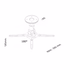 Immagine di Vp staffa c50 18.5cm 10kg nero