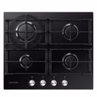 Immagine di Piano cottura gas acciaio inox nero SAMSUNG NA64H3010AK