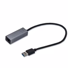 Immagine di Adattatore di rete I-TEC Adattatore USB 3.0 M a RJ45 F ETHERNET U3METALGLAN