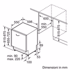 Immagine di Lavastoviglie da incasso 12 BOSCH SMV2ITX22E