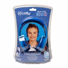 Immagine di Auricolari con filo no 1 x jack 3,5mm Azzurro CELLY KIDSBEAT - Wired Headphones TECH for KIDS KIDSB