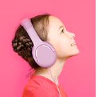 Immagine di Auricolari con filo sì 1 x jack 3,5mm Rosa CELLY KIDSBEAT - Wired Headphones TECH for KIDS KIDSBEAT