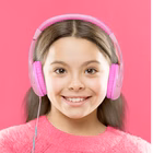 Immagine di Auricolari con filo sì 1 x jack 3,5mm Rosa CELLY KIDSBEAT - Wired Headphones TECH for KIDS KIDSBEAT