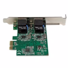Immagine di Adattatore di rete STARTECH NIC Gigabit PCIe -2 porte RJ45 ST1000SPEXD4