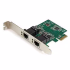 Immagine di Adattatore di rete STARTECH NIC Gigabit PCIe -2 porte RJ45 ST1000SPEXD4