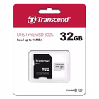 Immagine di Memory Card micro sd hc 32GB TRANSCEND TS32GUSD300S-A - microSD da 32GB, con adattatore, TS32GUSD30