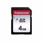 Immagine di Memory Card secure digital 4GB TRANSCEND TS4GSDC300S