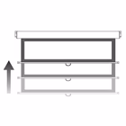 Immagine di Telo per videoproiettori a muro manuale 16:9 no 234 cm OPTOMA DS-9106MGA