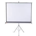Immagine di Telo per videoproiettori a cavalletto manuale 4:3 no 195 cm NOBO 1902397