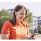 Immagine di Auricolari senza filo si bluetooth batteria interna Rosa TRUST PRIMO TOUCH AURICOLARI TRUE WIRELESS