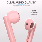 Immagine di Auricolari senza filo si bluetooth batteria interna Rosa TRUST PRIMO TOUCH AURICOLARI TRUE WIRELESS