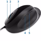 Immagine di Mouse con cavo KENSINGTON Pro Fit Ergo nero