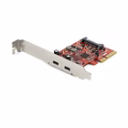 Immagine di Startech.com scheda pcie a 2 porte USB 3.1 gen 2 10Gbps - pcie gen 3 x4 - asm3142 chipset - scheda p