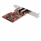 Immagine di Startech.com scheda pcie a 2 porte USB 3.1 gen 2 10Gbps - pcie gen 3 x4 - asm3142 chipset - scheda p