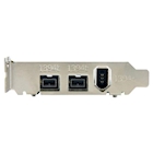Immagine di Startech.com scheda adattatore pci express firewire 2b 1a 1394 a basso profilo - 3 porte - adattator