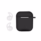 Immagine di Cover silicone nero CELLY AIRCASE - AIRPODS 1st Gen. / 2nd Gen. Case FEELIN AIRCASEBK
