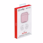Immagine di Cover silicone rosa CELLY AIRCASE - AIRPODS 1st Gen. / 2nd Gen. Case FEELIN AIRCASEPK