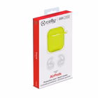Immagine di Cover silicone giallo CELLY AIRCASE - AIRPODS 1st Gen. / 2nd Gen. Case SHOCK AIRCASEYL