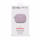 Immagine di Cover silicone rosa CELLY AIRCASE - AIRPODS PRO Case FEELING AIRCASE3PK