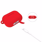 Immagine di Cover silicone rosso CELLY AIRCASE - AIRPODS PRO Case FEELING AIRCASE3RD
