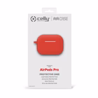 Immagine di Cover silicone rosso CELLY AIRCASE - AIRPODS PRO Case FEELING AIRCASE3RD